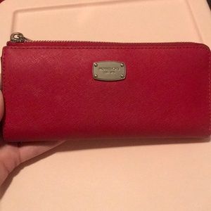 Red MK wallet